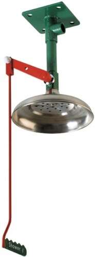 unheated ceiling mounted emergency shower 